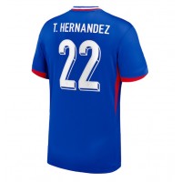Camisa de Futebol França Theo Hernandez #22 Equipamento Principal Europeu 2024 Manga Curta